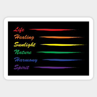 Gay Pride Flag Rainbow Meaning Sticker